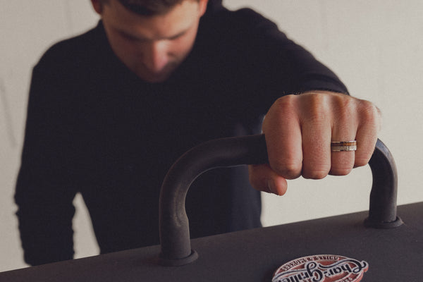 Flat Titanium: Antler & Bark