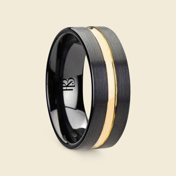 Striped: Black & Gold