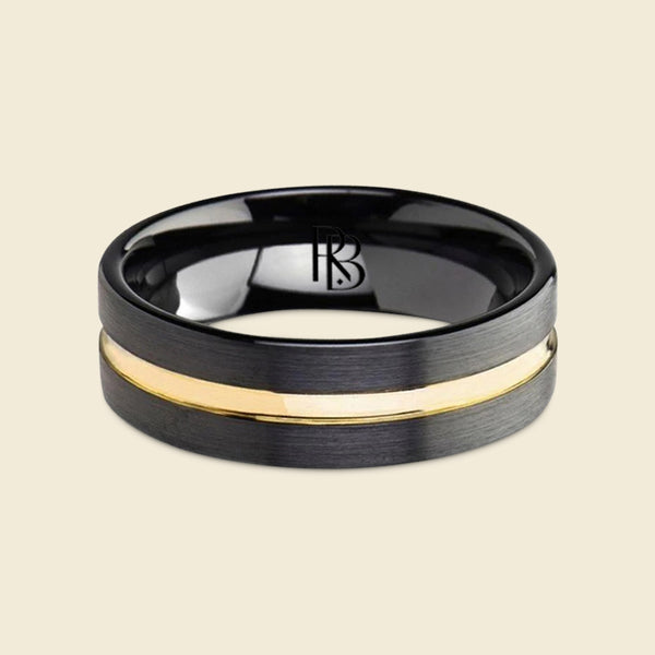 Striped: Black & Gold