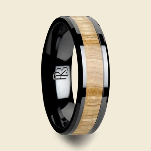 Beveled: Ash Wood Inlay