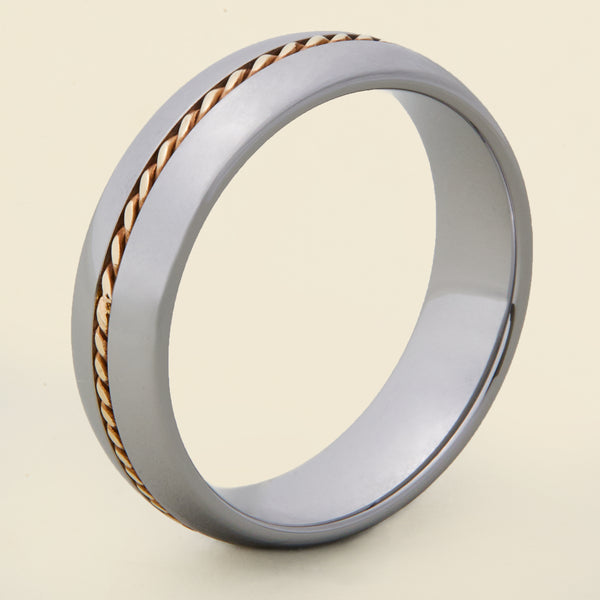 RING BEAR TUNGSTEN MENS WEDDING BAND