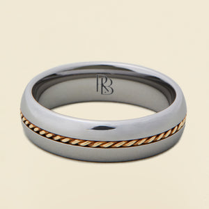 RING BEAR TUNGSTEN MENS WEDDING BAND