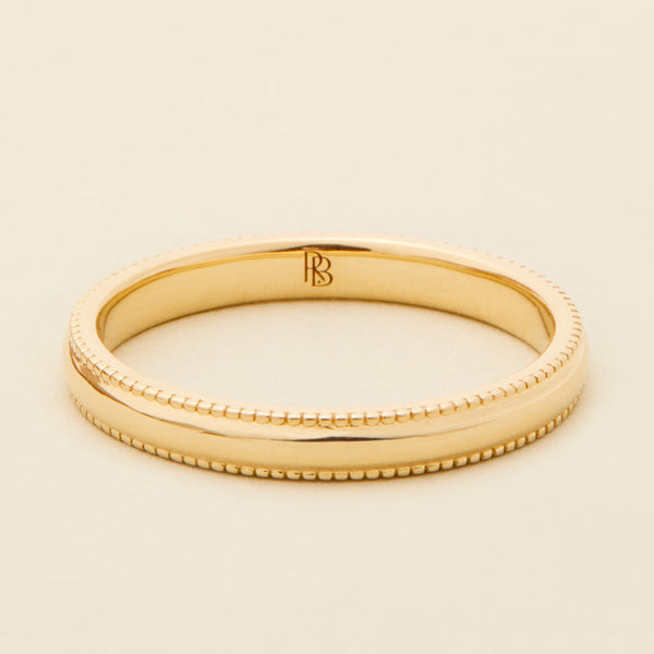 RING BEAR MENS WEDDING BAND GOLD MENS WEDDING RING