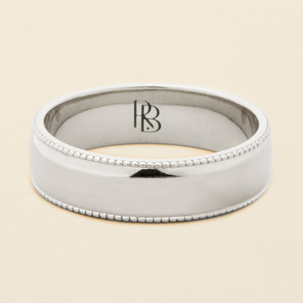 RING BEAR MENS WEDDING BAND GOLD MENS WEDDING RING