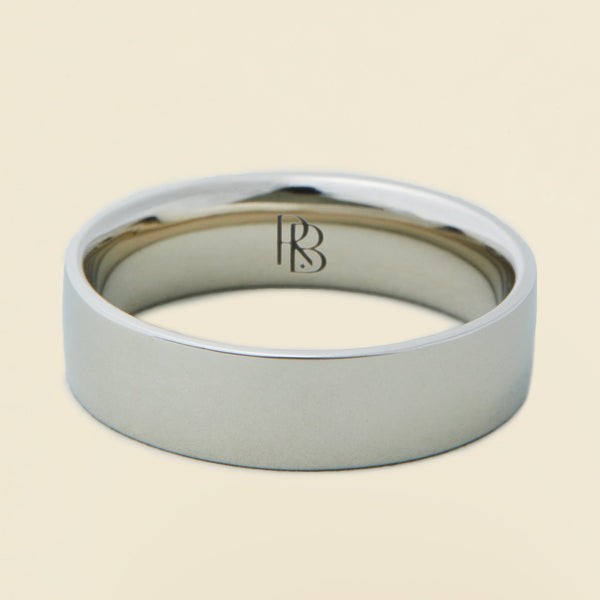 5MM Gold Mens Wedding Band