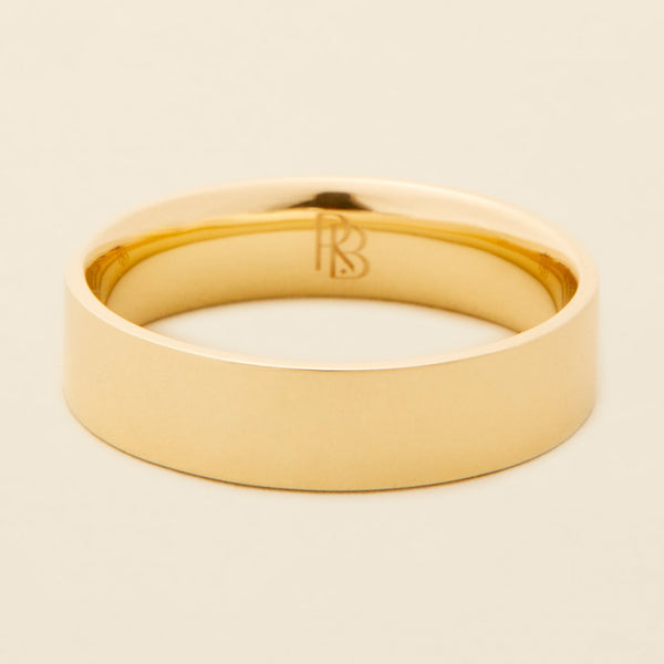 4MM Gold Mens Band