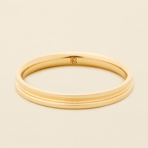 2MM Gold Band Gender Neutral