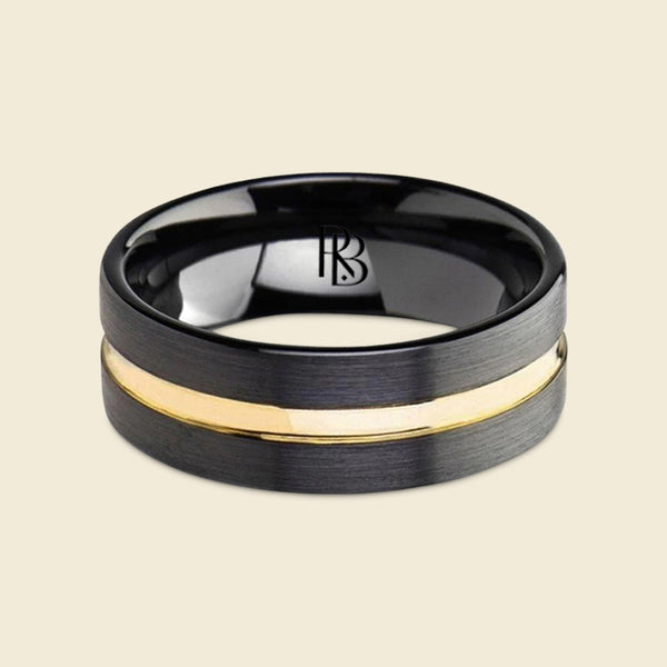 Striped: Black & Gold