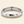 A Platinum band mens wedding ring with a hammered texture on the exterior and a polished interior by ring bear with comfort fit, set against a solid cream background.