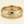 Hammered Domed Gold Mens Wedding Band