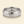 A platinum band mens wedding ring with a hammered texture on the exterior and a polished interior by ring bear with comfort fit, set against a solid cream background.