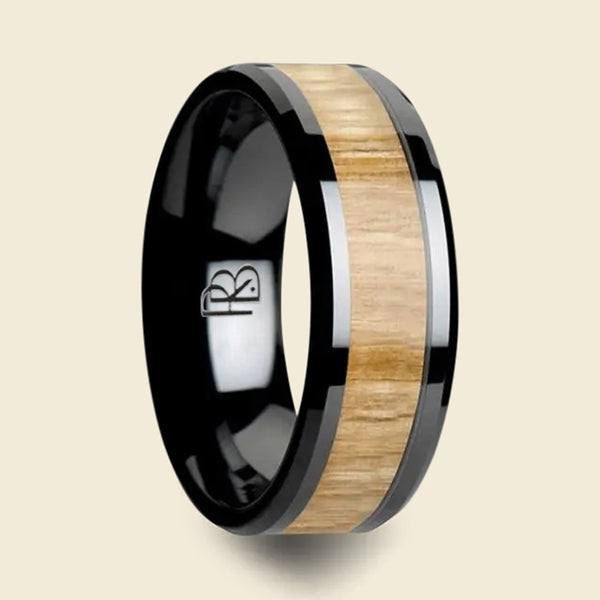 Beveled: Ash Wood Inlay