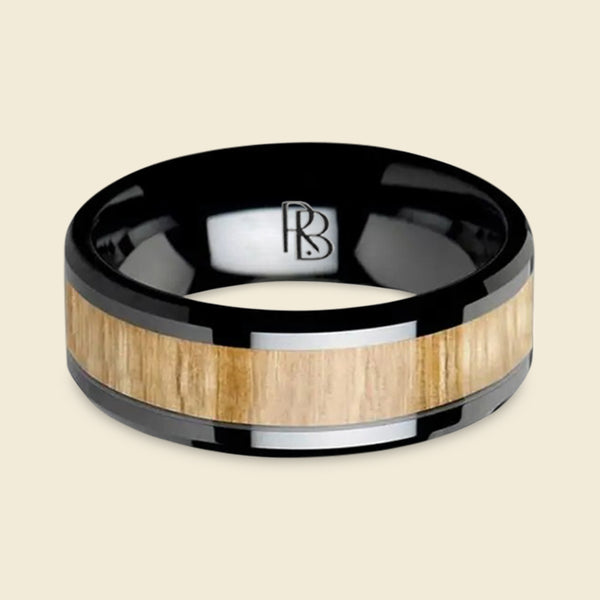 Beveled: Ash Wood Inlay