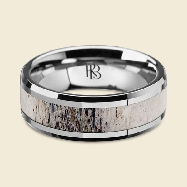 Beveled Tungsten: Deer Antler