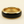 Classic Tungsten: Black & Gold Men's Wedding Band