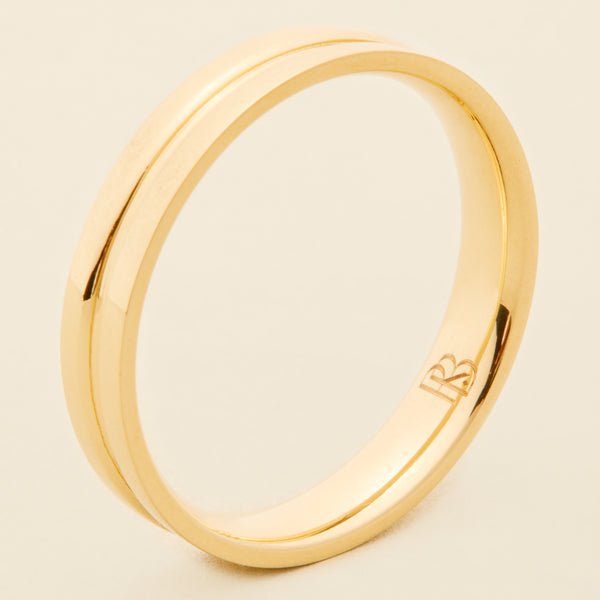 RING BEAR MENS WEDDING BAND GOLD MENS WEDDING RING
