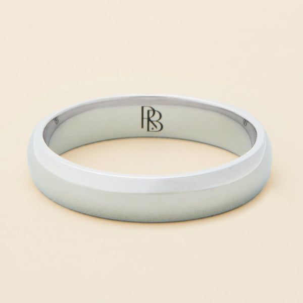 4MM Gold Mens Band