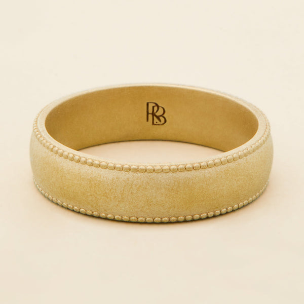 7MM Gold Mens Band